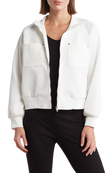 Women's White Coats & Jackets