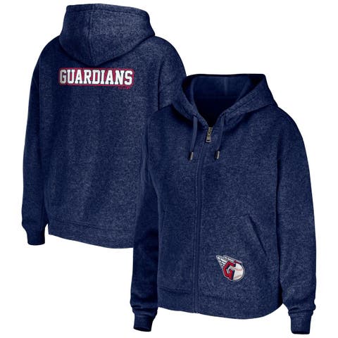 Women's Fanatics Branded Navy Boston Red Sox Iconic Overslide Color-Block  Quarter-Zip Hoodie