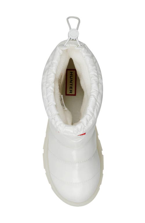 Shop Hunter Maribel Insulated Waterproof Snow Bootie In White