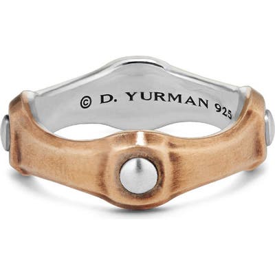 David Yurman Anvil Band Ring With Bronze, m