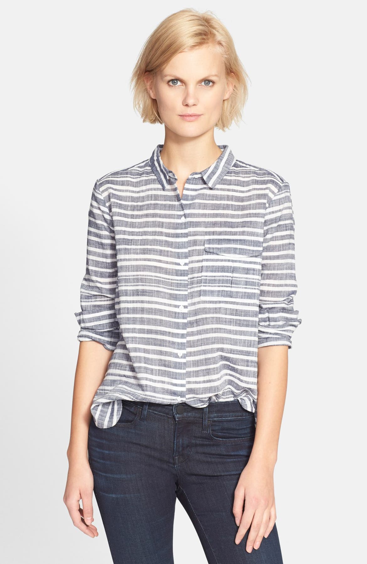 AYR 'The Floating' Stripe Cotton Shirt | Nordstrom