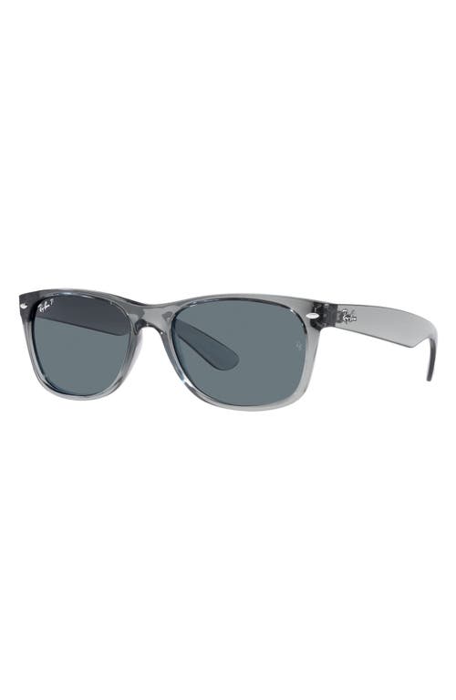 Shop Ray Ban Ray-ban New Wayfarer 58mm Square Sunglasses In Gunmetal/dark Grey