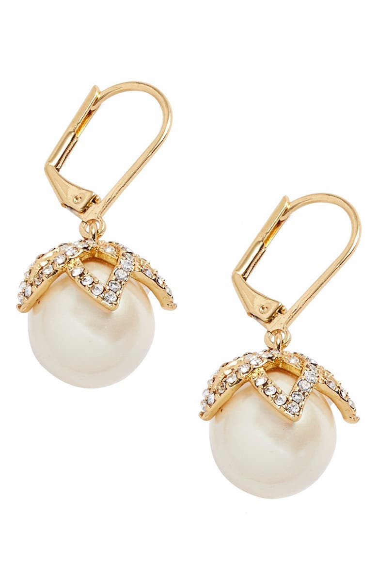 kate spade new york 'bouquet' faux pearl drop earrings | Nordstrom