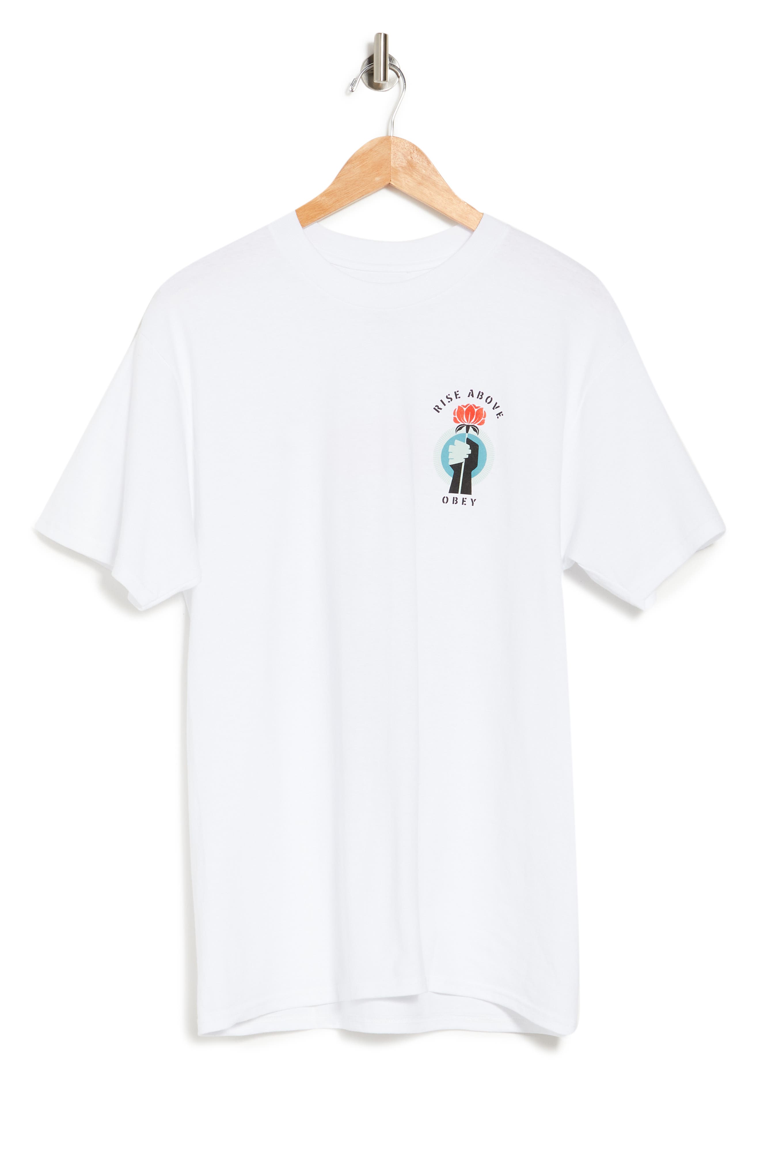 obey rise above t shirt