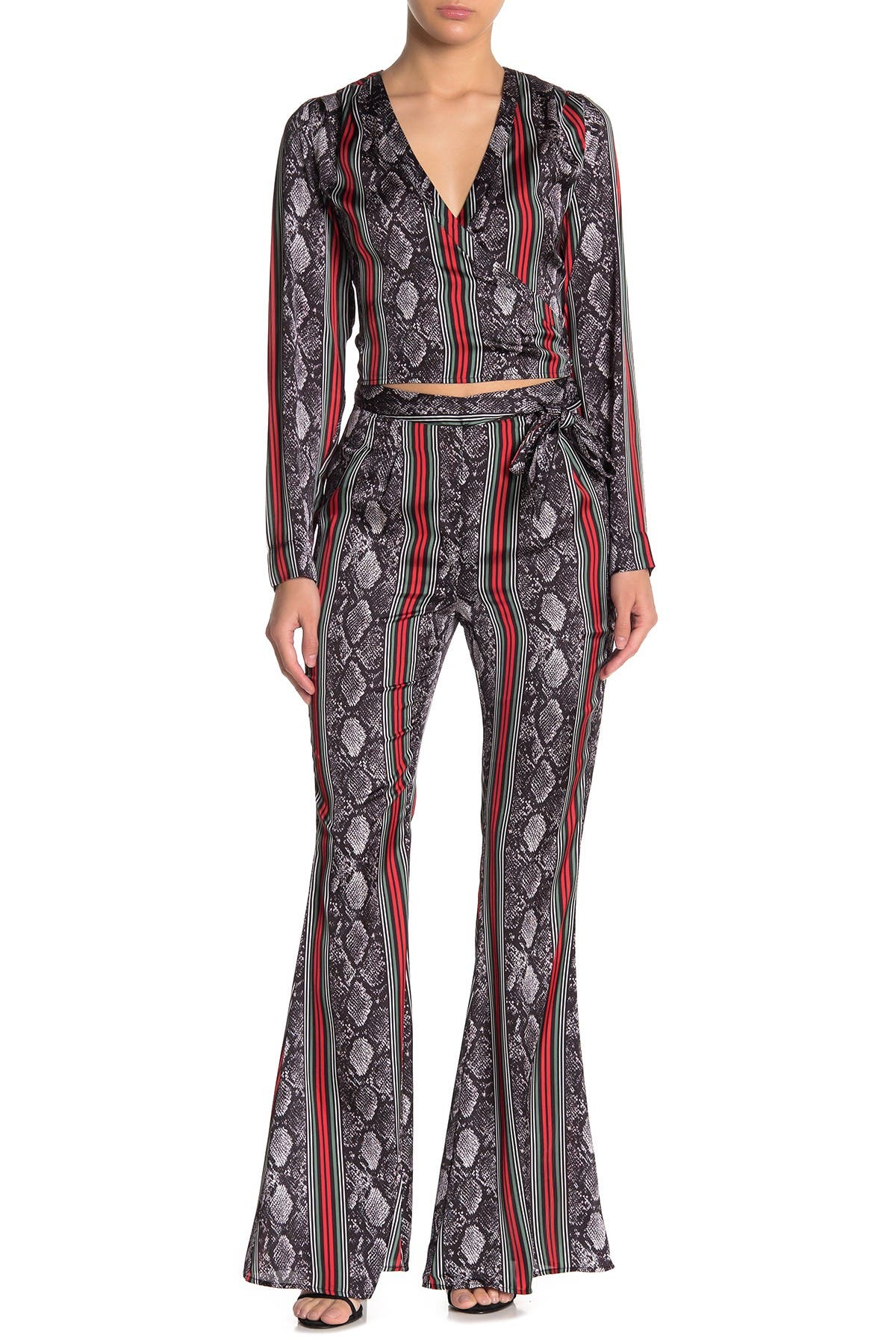 flared snake pants