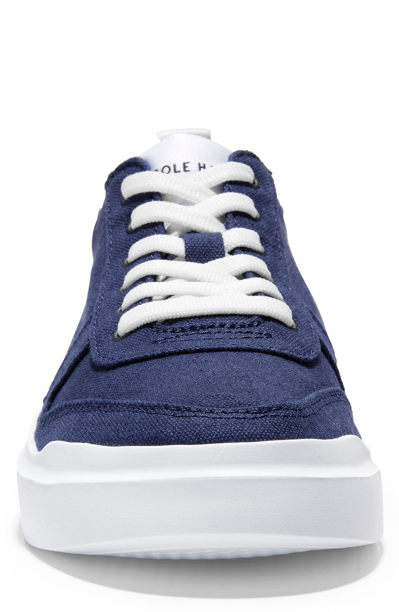 Women's Grandpro Rally Canvas Court Sneakers In Marine Blue / Optic White