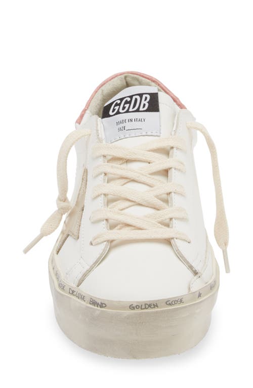 Shop Golden Goose Hi Star Low Top Platform Sneaker In White/platinum