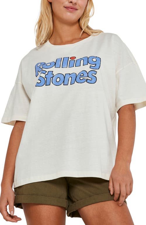 Noisy may Rolling Stones Graphic Tee in Eggnog