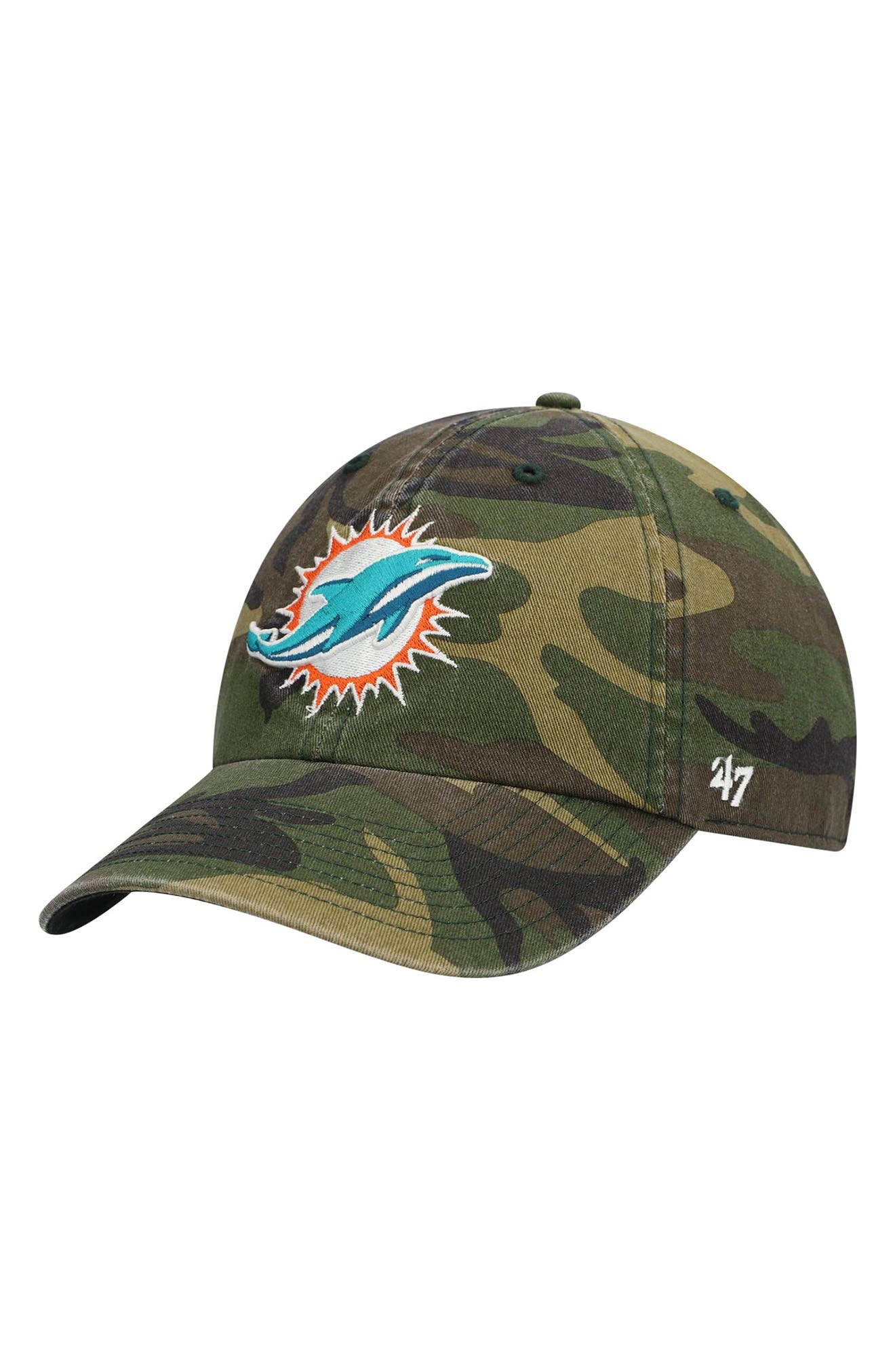 dolphins camo hat