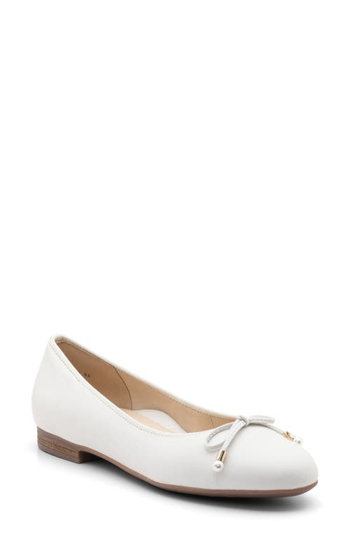 ara Scout Flat Cream Calf at Nordstrom,