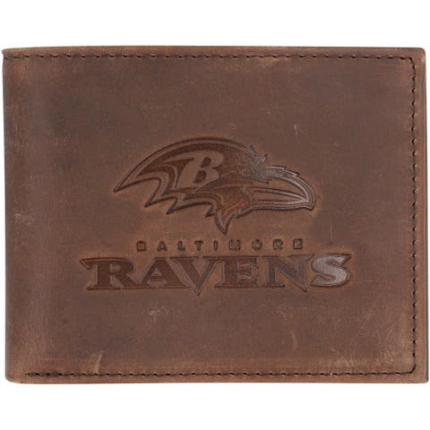 Eagles Wings Men's Minnesota Twins Leather Trifold Wallet with Concho