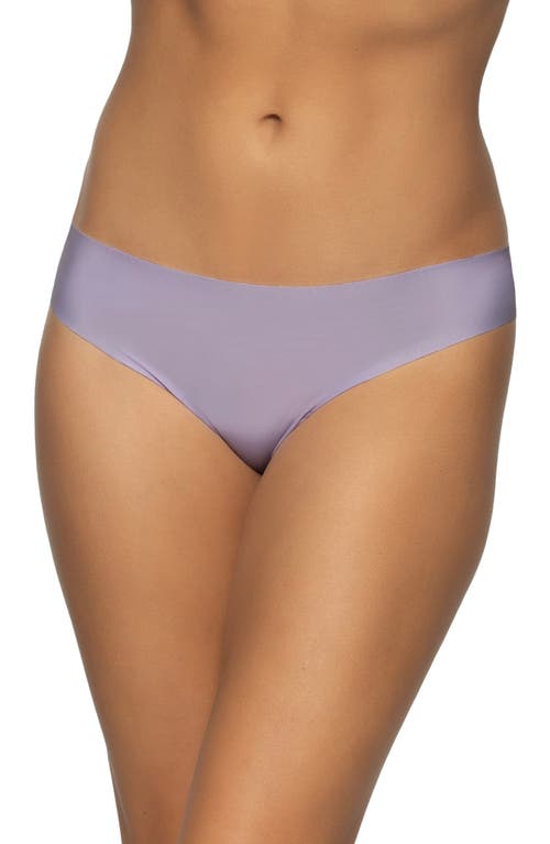 Hint of Skin Assorted 5-Pack Thongs in Purple/Crystal Rose/Rose