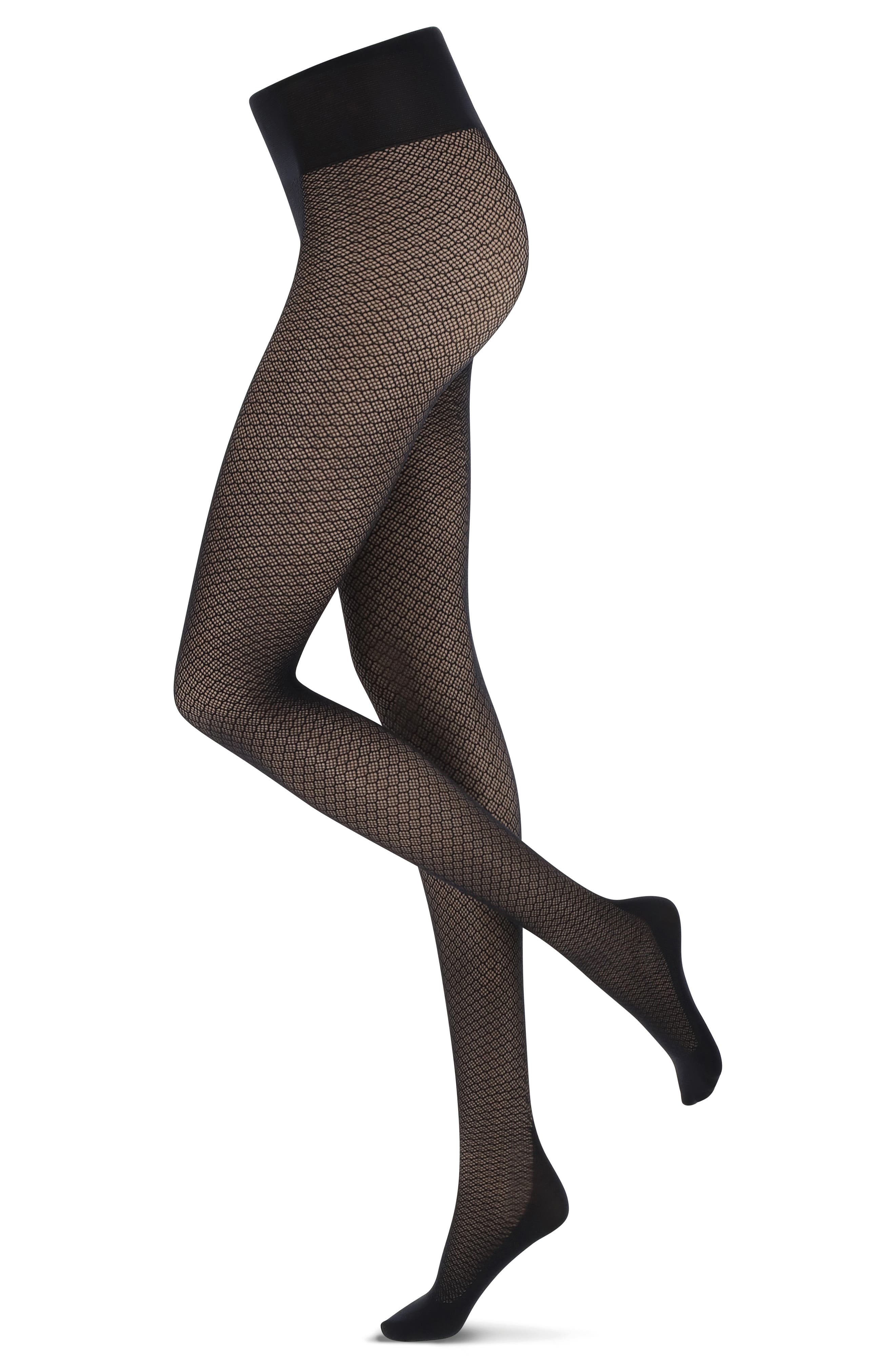 hexagon fishnet tights