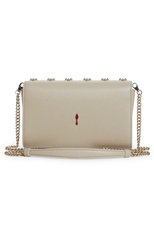 Shop Christian Louboutin Paloma Empire Calfskin Clutch In C989 Saharienne/saharienne