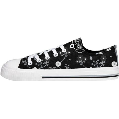 Chicago Cubs FOCO Women's Big Logo Tie-Dye Canvas Sneakers