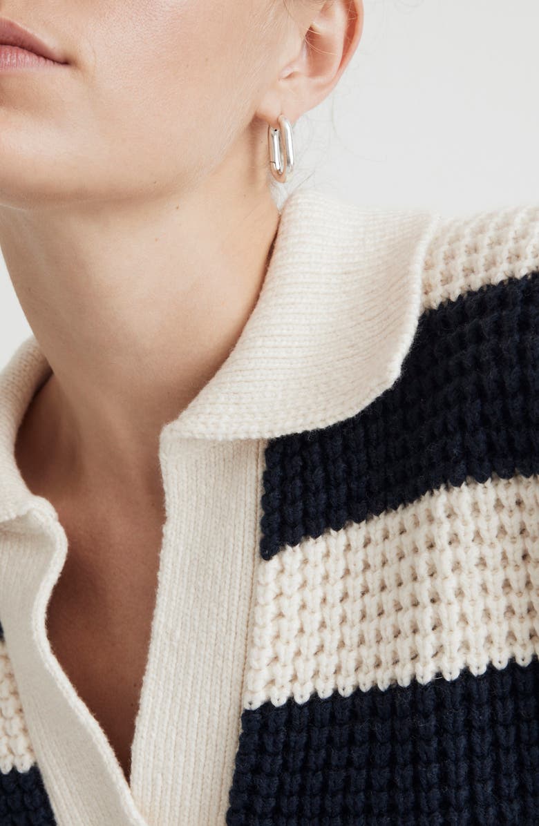 Madewell Waffle Knit Henley Sweater Nordstrom