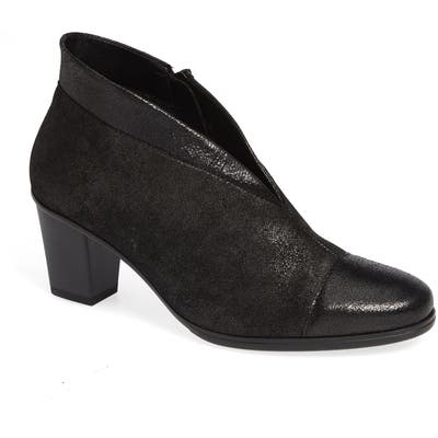 Gabor Cap Toe Bootie, Black