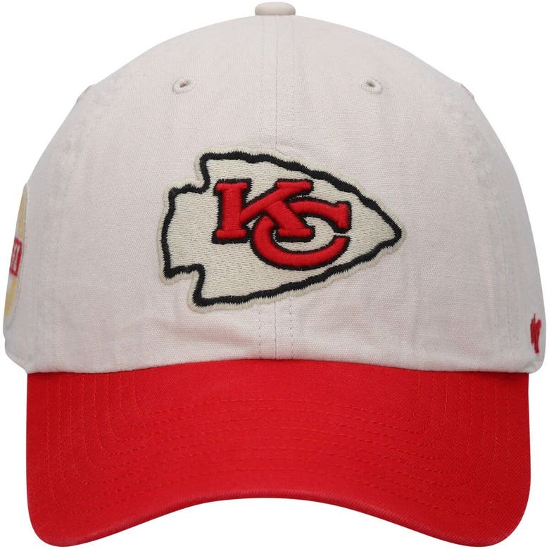 47 Men's Kansas City Chiefs Red Clean Up Adjustable Hat