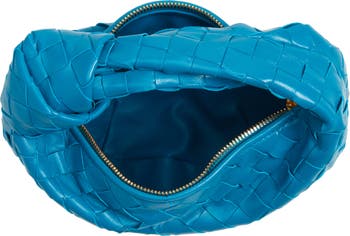 Bottega Veneta - Women's Mini Jodie Bags Shoulder Bag - Blue - Leather