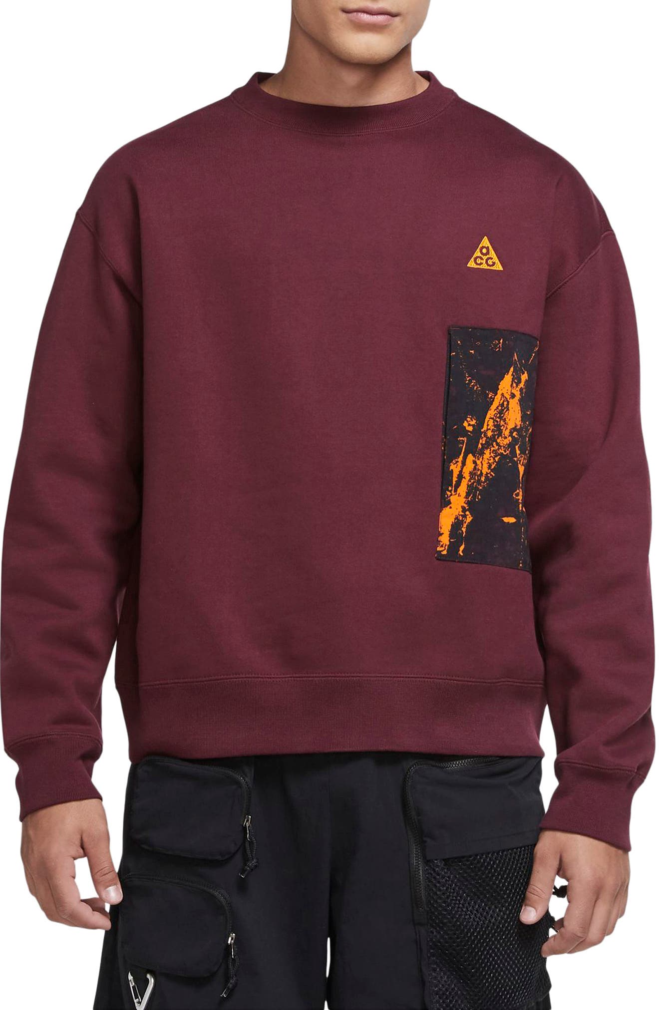 nike crew neck with pocket
