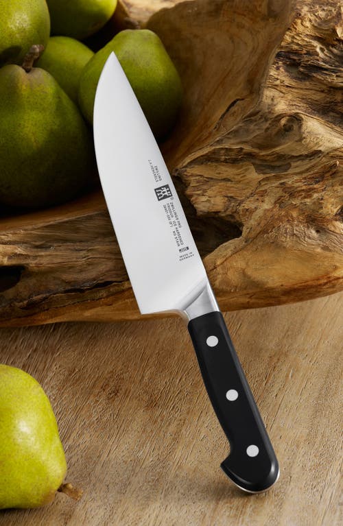 Zwilling Pro 8-inch Chef's Knife In Black/silver