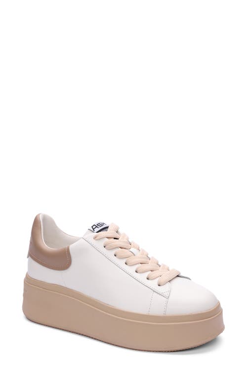 Ash Moby Platform Sneaker White at Nordstrom,