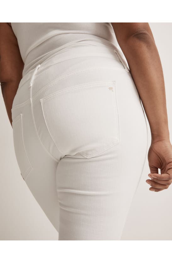 Madewell Kick Out Crop Flare Jeans In Pure White ModeSens