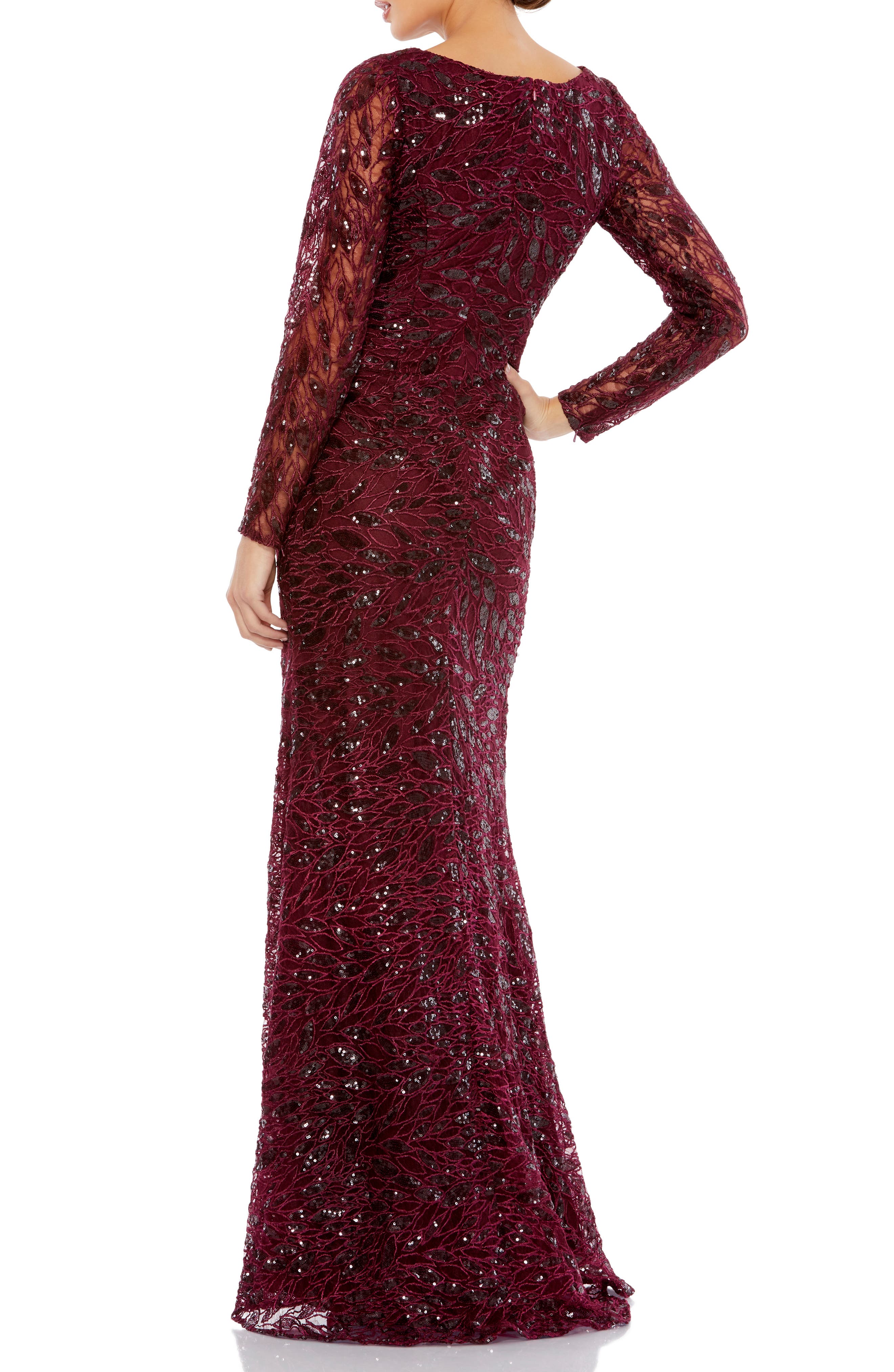 burgundy dress nordstrom