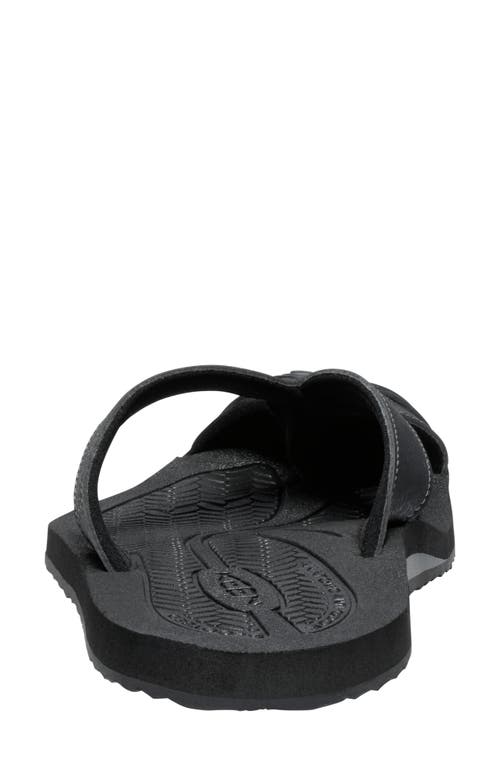 Keen Barbados Flip Flop In Black/ Steel Grey