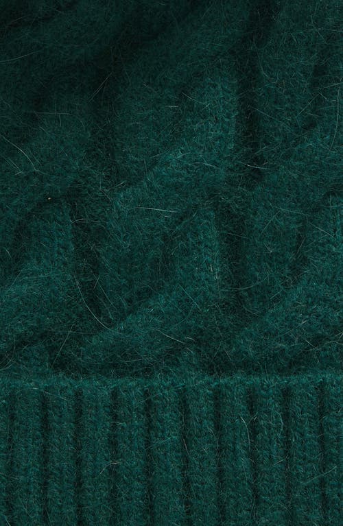 Shop Tasha Twisted Pompom Beanie In Green