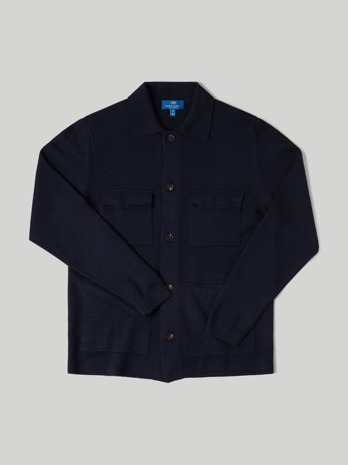 Robert Talbott Landon Sweater Jacket In Sand