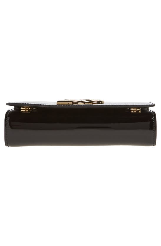 Shop Dolce & Gabbana Logo Polished Calfskin Crossbody Phone Case With Card Holder In Black