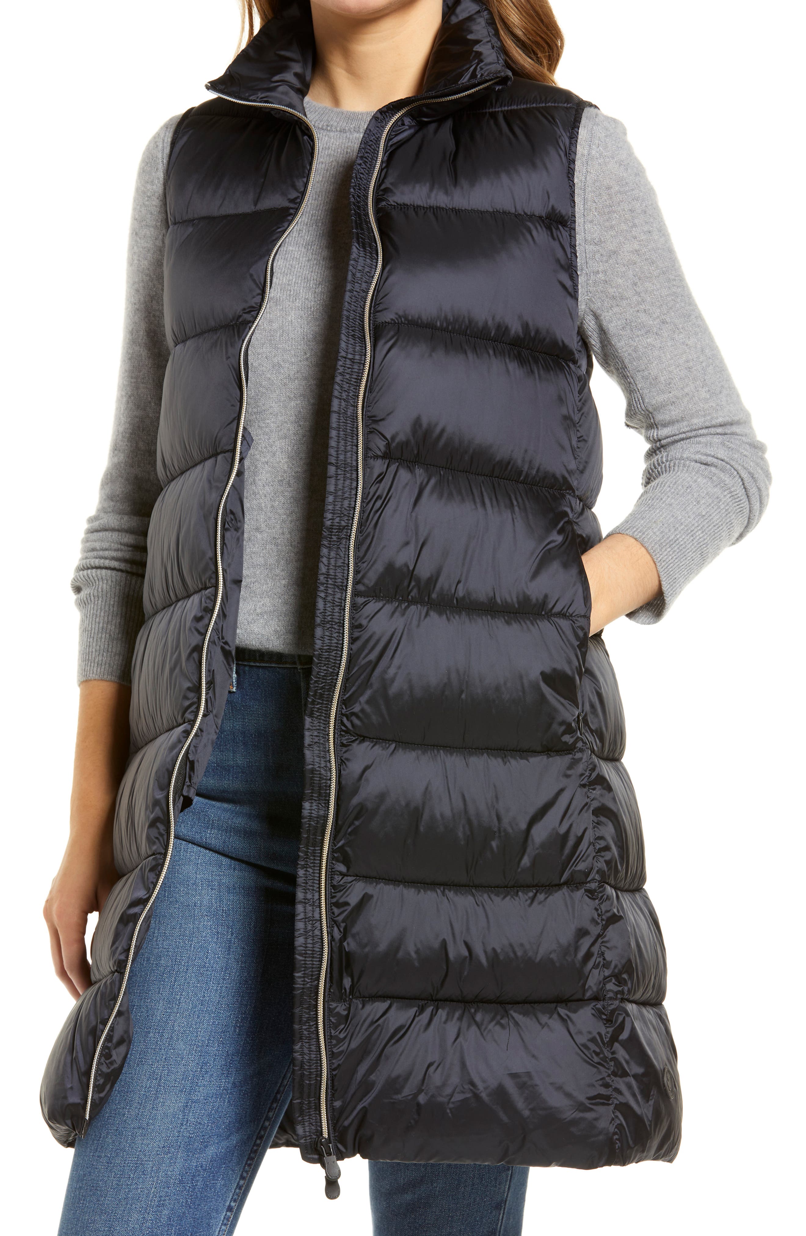 save the duck long puffer vest