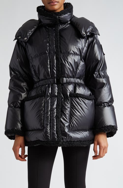 Moncler Corneille Hooded Quilted Down Puffer Jacket with Removable Hood Black at Nordstrom,