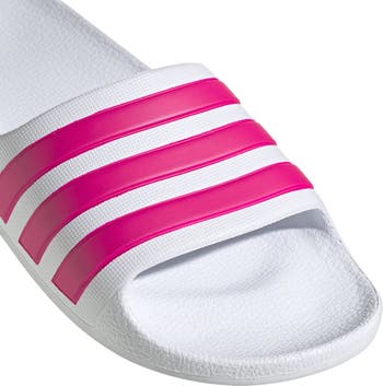 Aplicando arrendamiento Color rosa adidas Kids' Adilette Aqua Slide Sandal | Nordstromrack