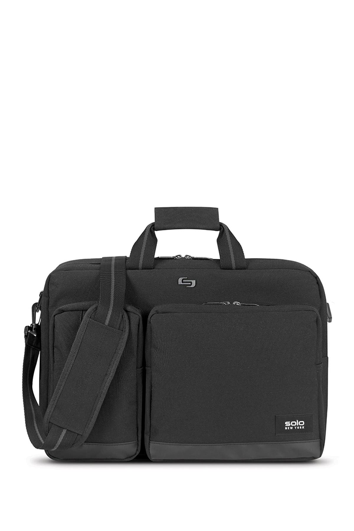Solo New York Duane Hybrid Briefcase & Backpack In Black | ModeSens