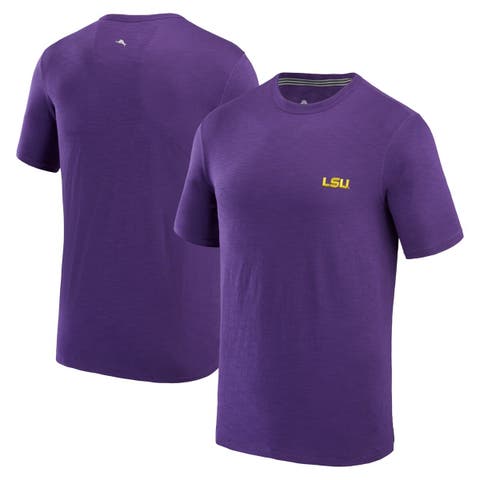 Men's Colorado Rockies Tommy Bahama Purple Sport Tiki Luau Button-Up Shirt