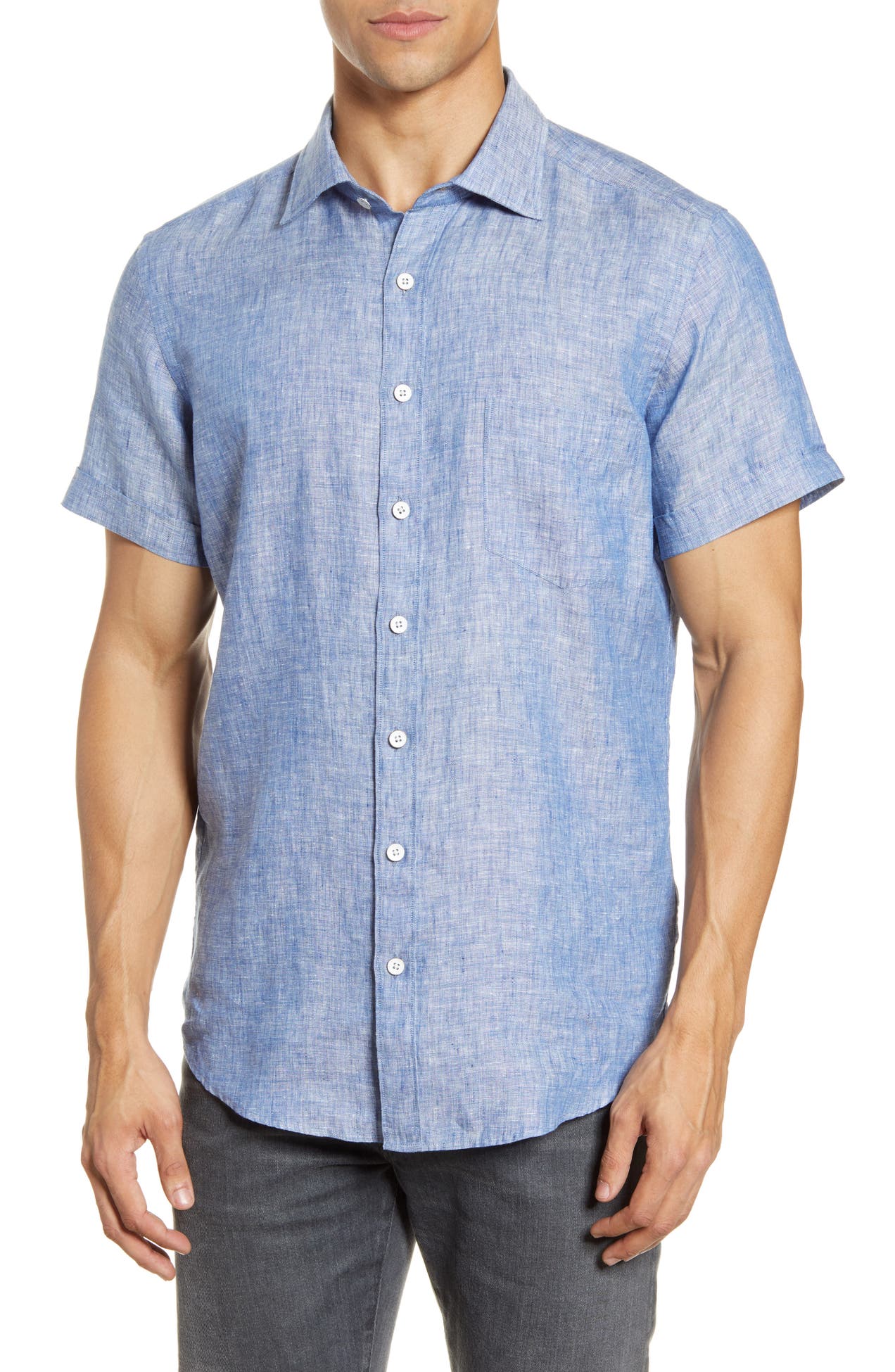 RODD AND GUNN | Regular Fit Ellerslie Linen Shirt | Nordstrom Rack