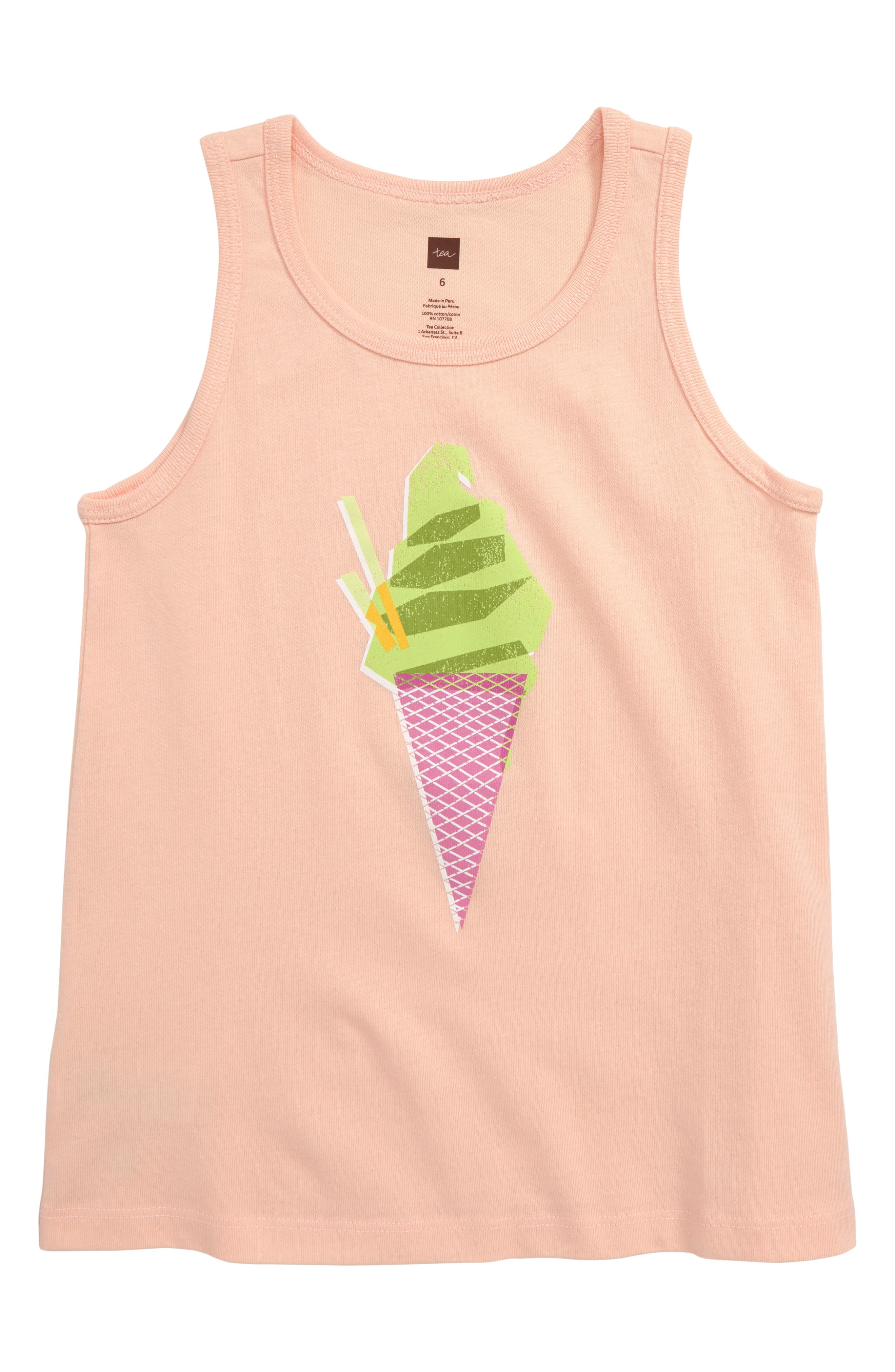 Tea Collection Ice Cream Graphic Tank (Toddler Boys, Little Boys & Big