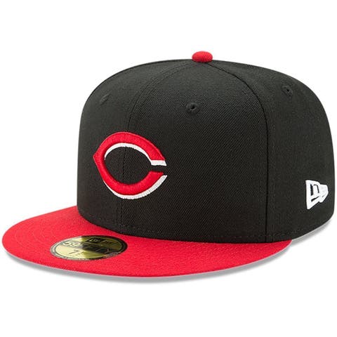 47 Brand MLB Cinncinati Reds trucker cap in red and white with championship  print
