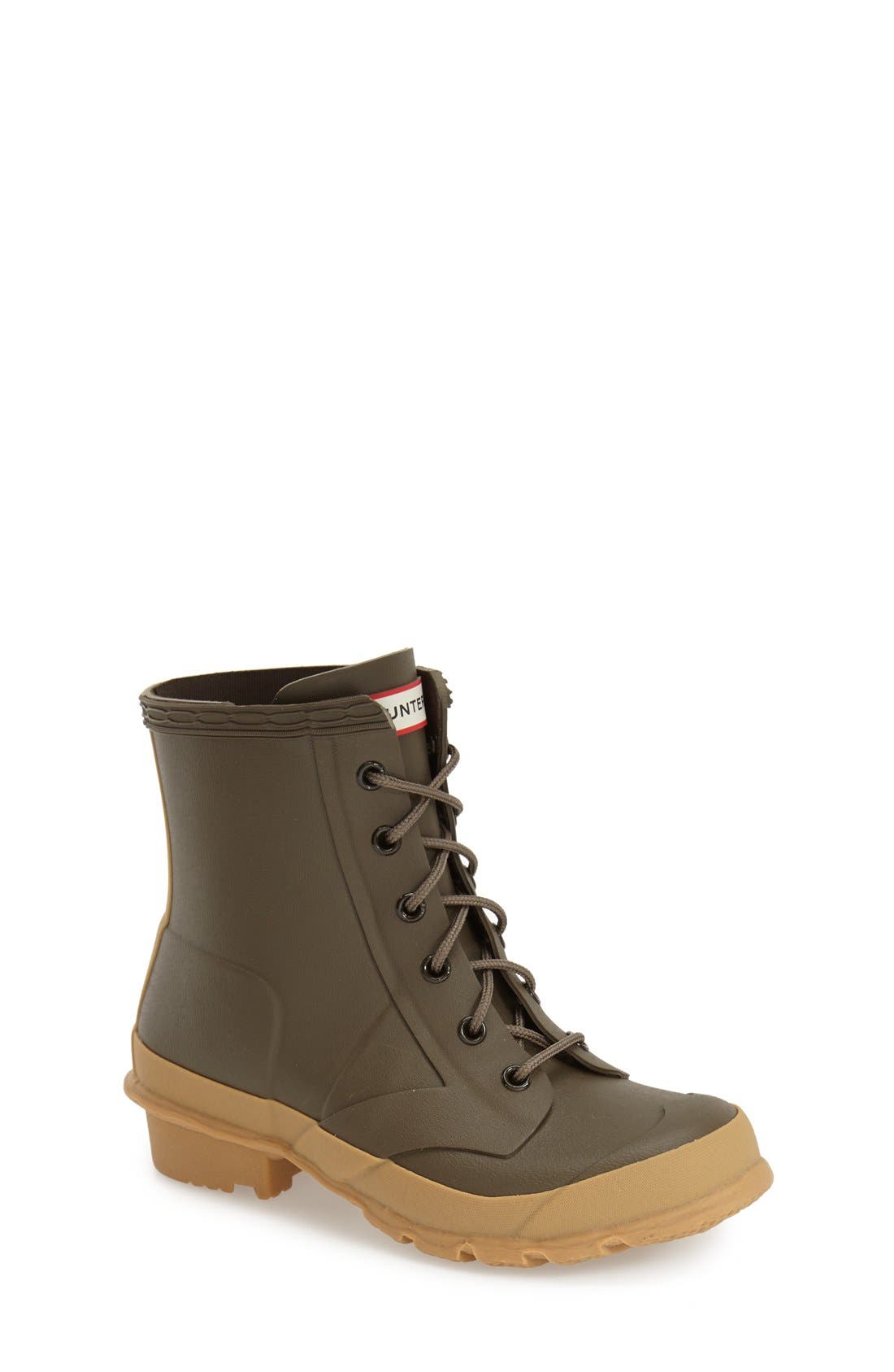 hunter lace up boots