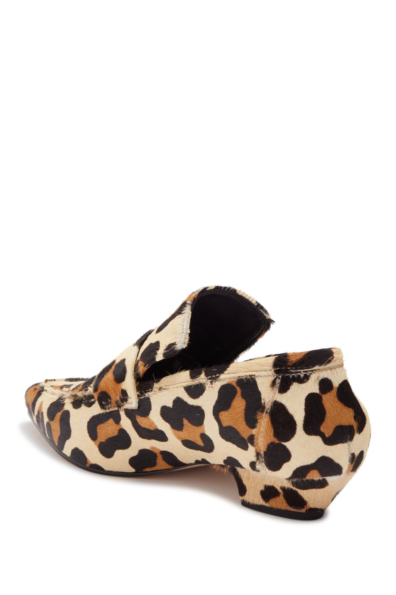 Schutz | Emelie Leopard Print Genuine Calf Hair Loafer | Nordstrom Rack