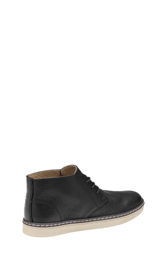 Johnston & Murphy Mcguffey Chukka Boot In Black Full Grain