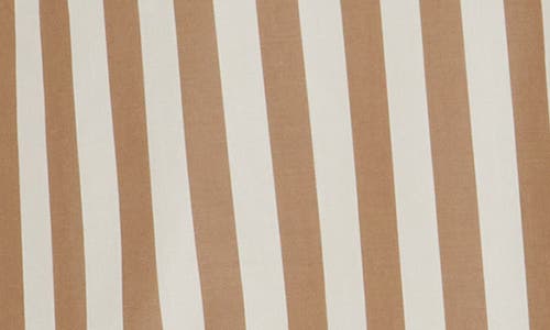 Frame Cotton Striped Shirt In Mocha Multi