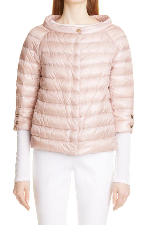 Herno Elsa Iconico Ultralight Water Repellent Down Puffer Jacket 4011 Pale Pink at Nordstrom, Us