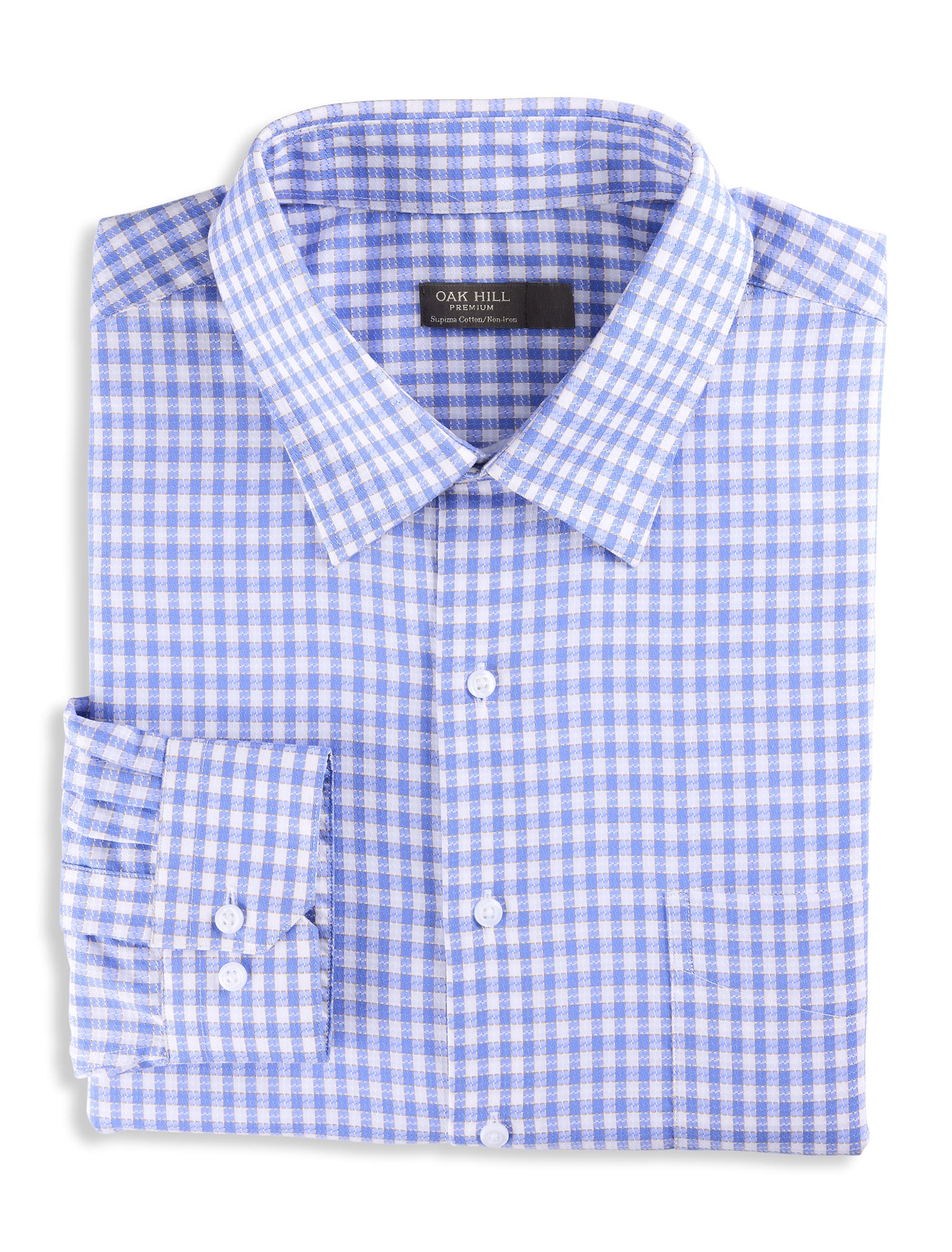 Oak Hill Premium by DXL Check Dress Shirt | Nordstrom