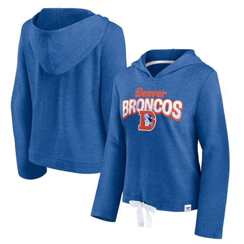 FOCO Denver Broncos Gray Woven Hoodie, Mens Size: L