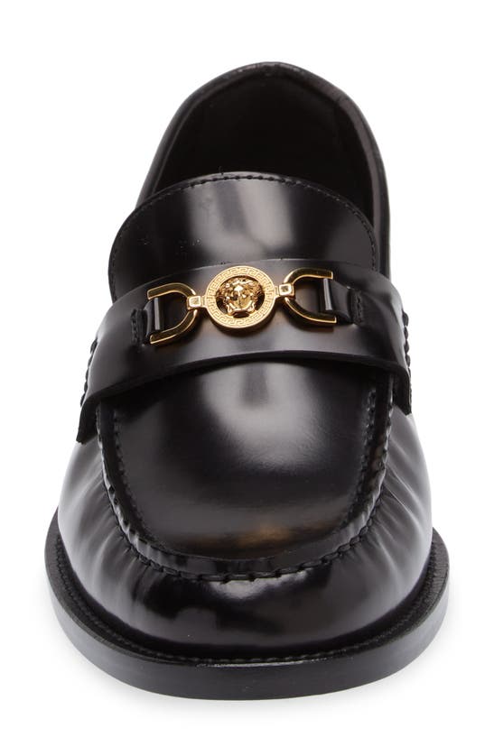 Shop Versace Medusa '95 Loafer In Black