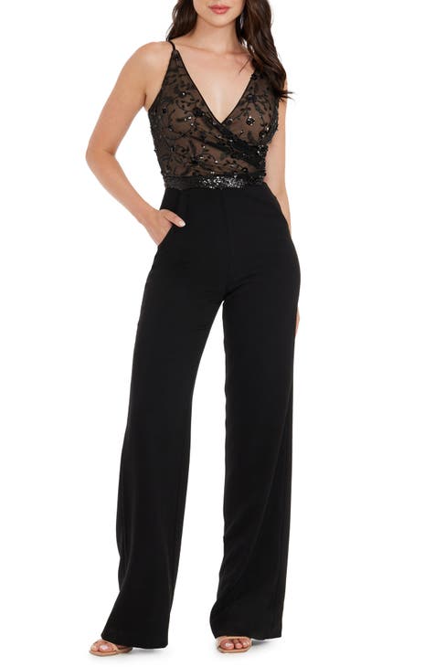 Sequin Jumpsuits & Rompers for Women