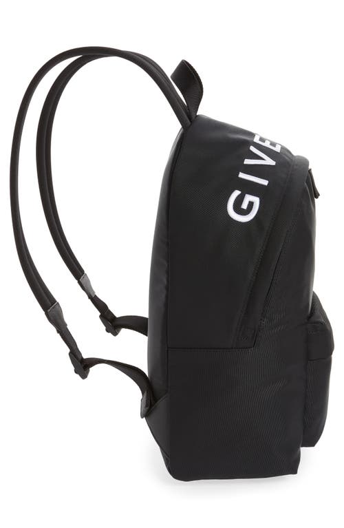 Shop Givenchy Essential Canvas Backpack In Black